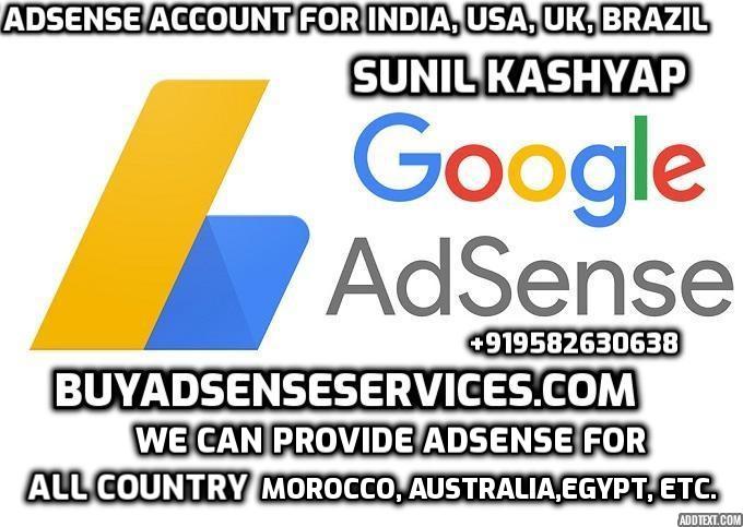 Buy Adsense Account For India USA UK Brazil Germany Canada Spain Bangladesh Morocco